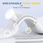 6/10/30Pairs of High-Quality Soft and Comfortable Men's Running , Basketball socks