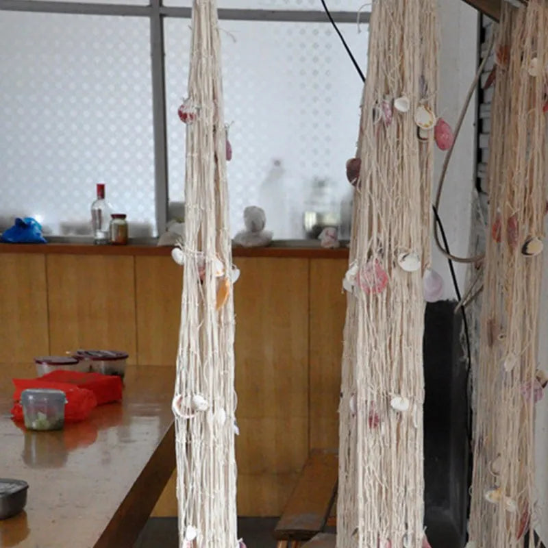 100x200cm Fish Net
Wall Hanging for Pirate Nautical Under The Sea Party Decorations
Ocean Themed Hawaii Beach Parties