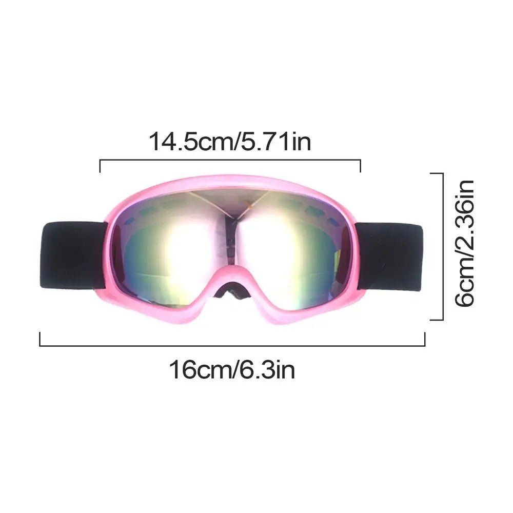 Kids Ski Goggles With UV Protection Anti-Fog Soft Snow Goggles Winter Snowboard Children Skiing Glasses For New Year