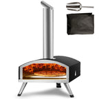 Succebuy 12inch Outdoor Oven Charcoal Fired ,Portable 
Stainless Steel Grill&Pizza 
Waterproof for Backyard Camping