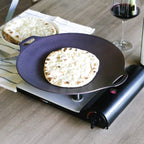 14-inch Nonstick Round Griddle Grill Pan,
for Korean BBQ/Teppanyaki , Tawa, Roti / Induction Ready/Made in Korea