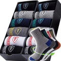 5/10 pairs Breathable Men's Basketball Crew Socks
 for Spring and Fall
 Sweat Absorption Deodorant Sports Stockings
