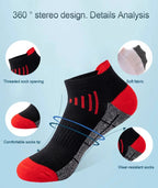 6 Pairs of Women's Sports Compression Socks -
Low-top-- Breathable-- Moisture-wicking, 
Suitable for Running and Outdoor Sports