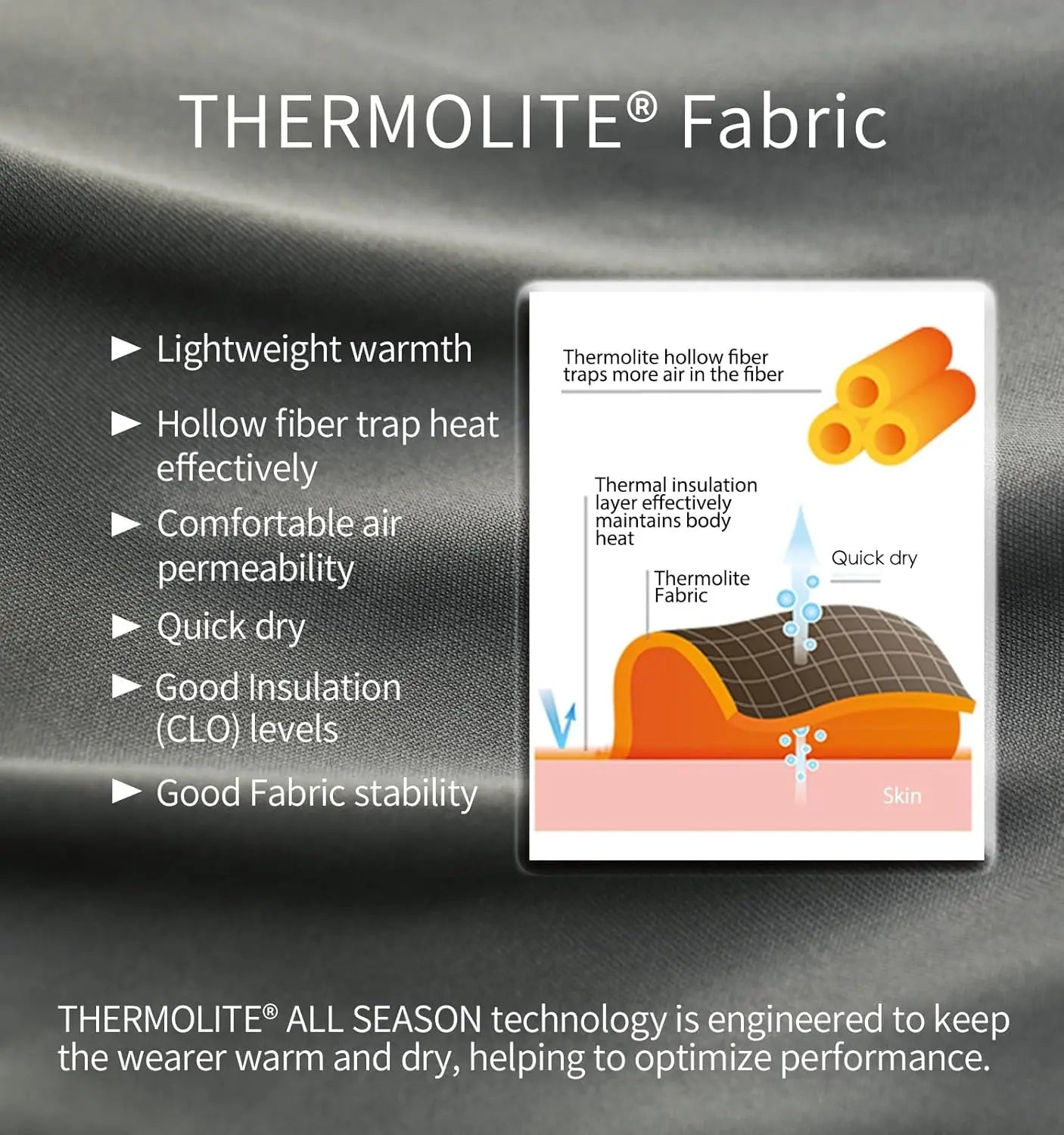 Thermolite Sleeping Bag Liner Adds 22°F Warmth, Mummy Sack for Camping & Travel in Cold Weather