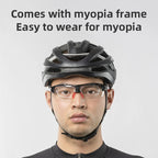ROCKBROS 3 Lens Bicycle Glasses Adjustable Polarized Bicycle Sunglasses Eyewear Men Women Sports MTB Road Cycling Glasses
