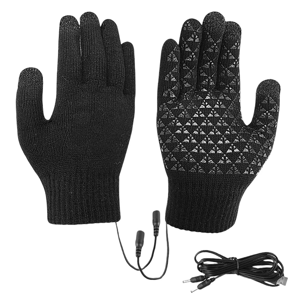 Winter Electric Heated Touch Screen Gloves 
for Outdoor Activities 
like Skiing ,Riding ,Camping and Mountaineering