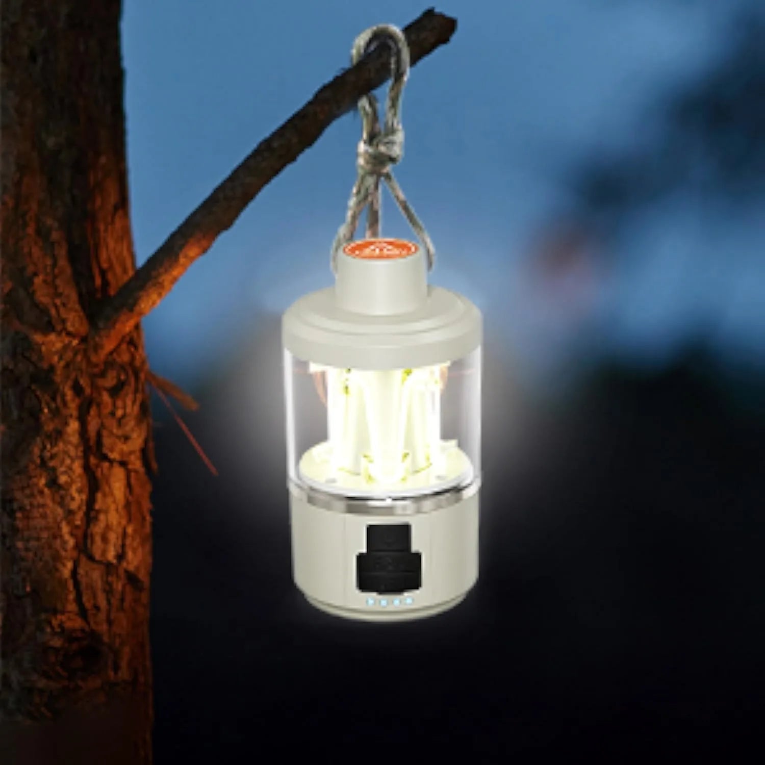 LED Camping Lantern Rechargeable, Cob Camping Lanterns Outdoor Flashlight, 3 Colors, Portable Battery Emergency Light, Suitable