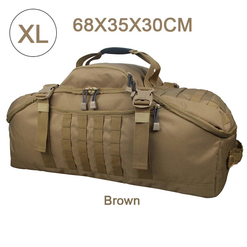 40L 60L 80L Waterproof Travel Bags Large Capacity  Men Duffel Bag