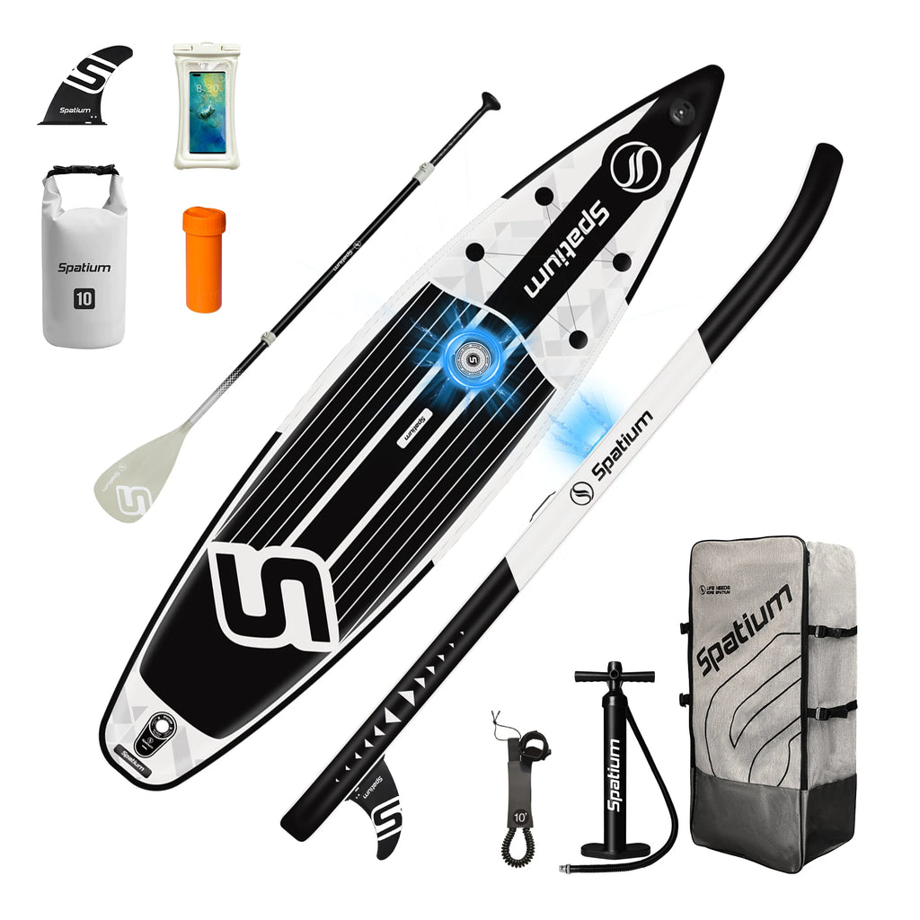 Spatium Inflatable Paddle Board Touring Portable Water Sports 
Air Inflatable Anti-Skid Surfing Board Equipped With Backpack