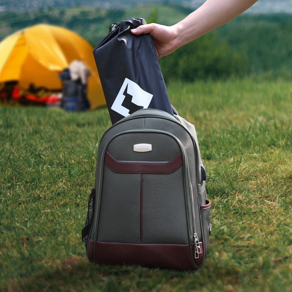 VILLEY Portable Camping Side Table,
Ultralight Aluminum Folding with Carry Bag
 for Outdoor Cooking, Picnic, Camp