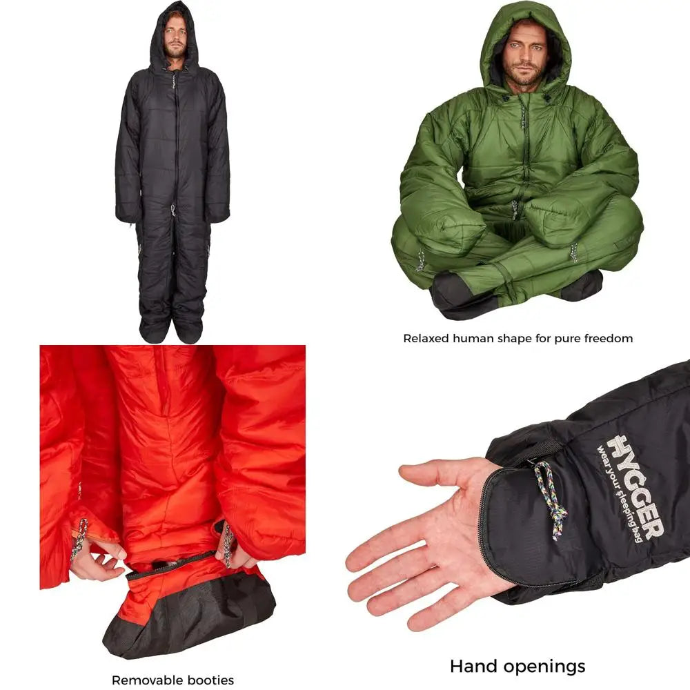 Warm Lightweight Sleeping Bag with Legs and Arms, 
Thinsulate Filling for Small Pack Size, Ideal for Outdoor Adventures