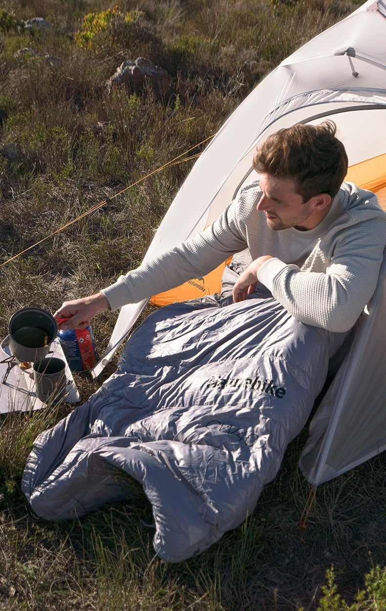 Naturehike Outdoor Down Sleeping Bag Duck Down 
Winter Ultralight Camping Portable Warm Envelope 650FP Adult