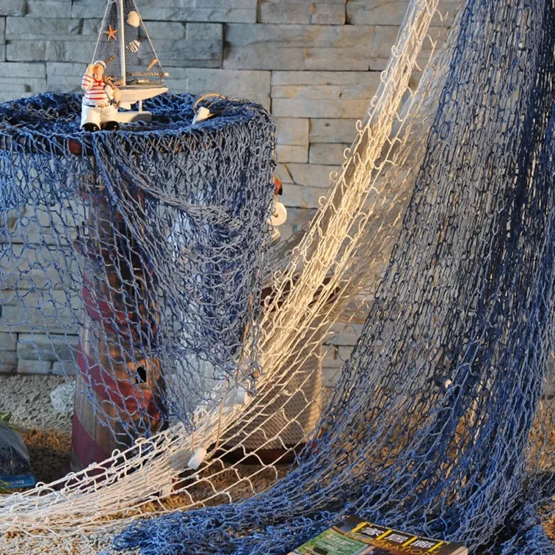 100x200cm Fish Net
Wall Hanging for Pirate Nautical Under The Sea Party Decorations
Ocean Themed Hawaii Beach Parties