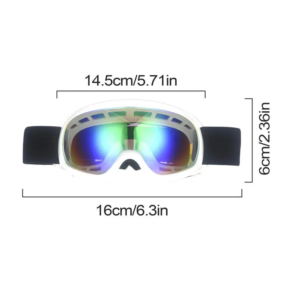 Kids Ski Goggles With UV Protection Anti-Fog Soft Snow Goggles Winter Snowboard Children Skiing Glasses For New Year
