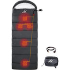 Portable Multi-USB Heating Pads for Sleeping Bags, 
Powered by Battery Bank or USB Supply, 5-Piece Set, Ideal for Cold Weather