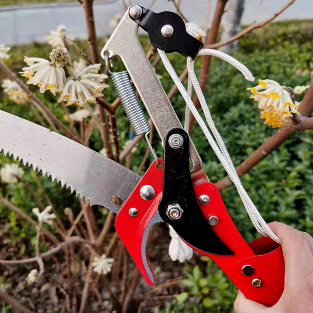 High Altitude Three Pulley Pruning Scissors 
Harvester Clipper--- Branches Cutter--- Garden Shears Saw for Plant Twig Vine