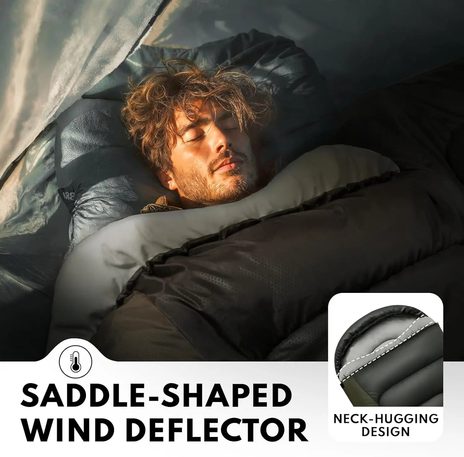 0 Degree XXL Winter Sleeping Bags for Adults Cold Weather,Camping Sleeping Bag for Kids with Compression Sack,4 Season Camping