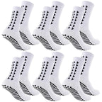 6 Pairs men / women football grip socks 
towel bottom , sport rugby, soccer
