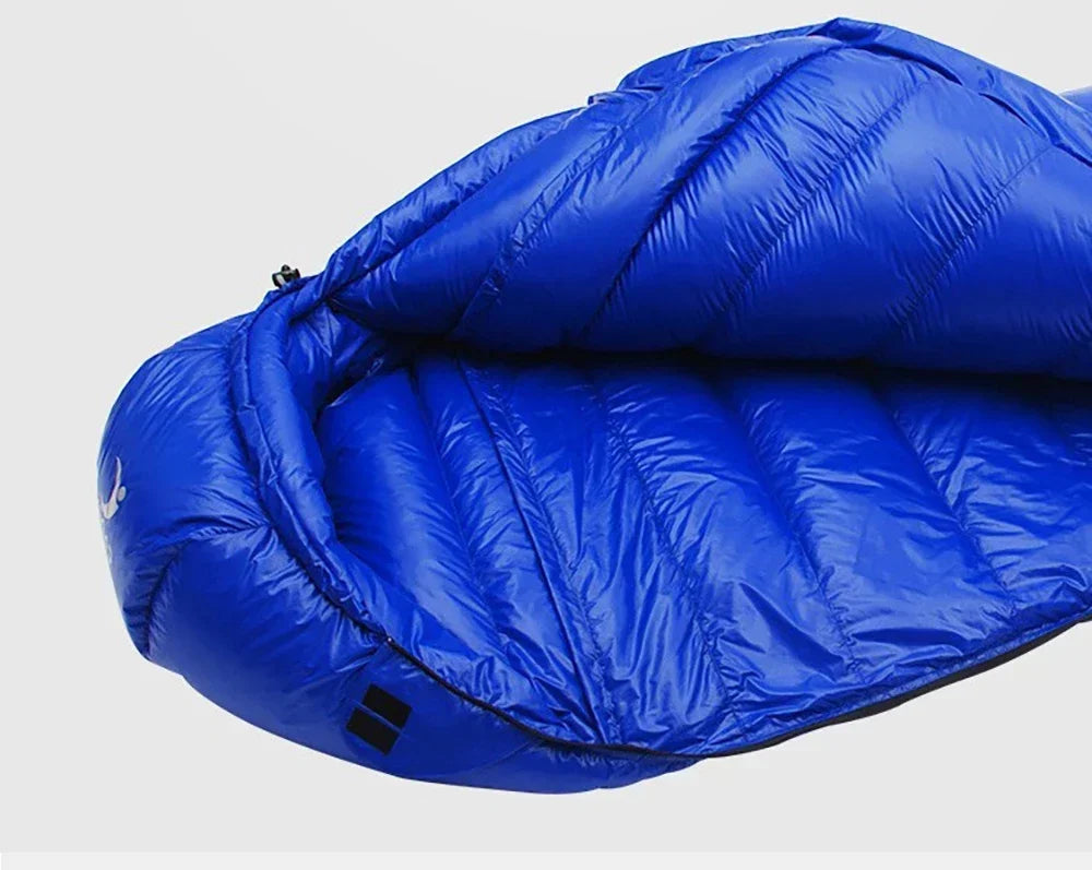 Outdoor Camping White Duck Down Sleeping Bag
Ultralight Winter Autumn Adult Sleeping Bag Suitable for Travel Hiking Camping