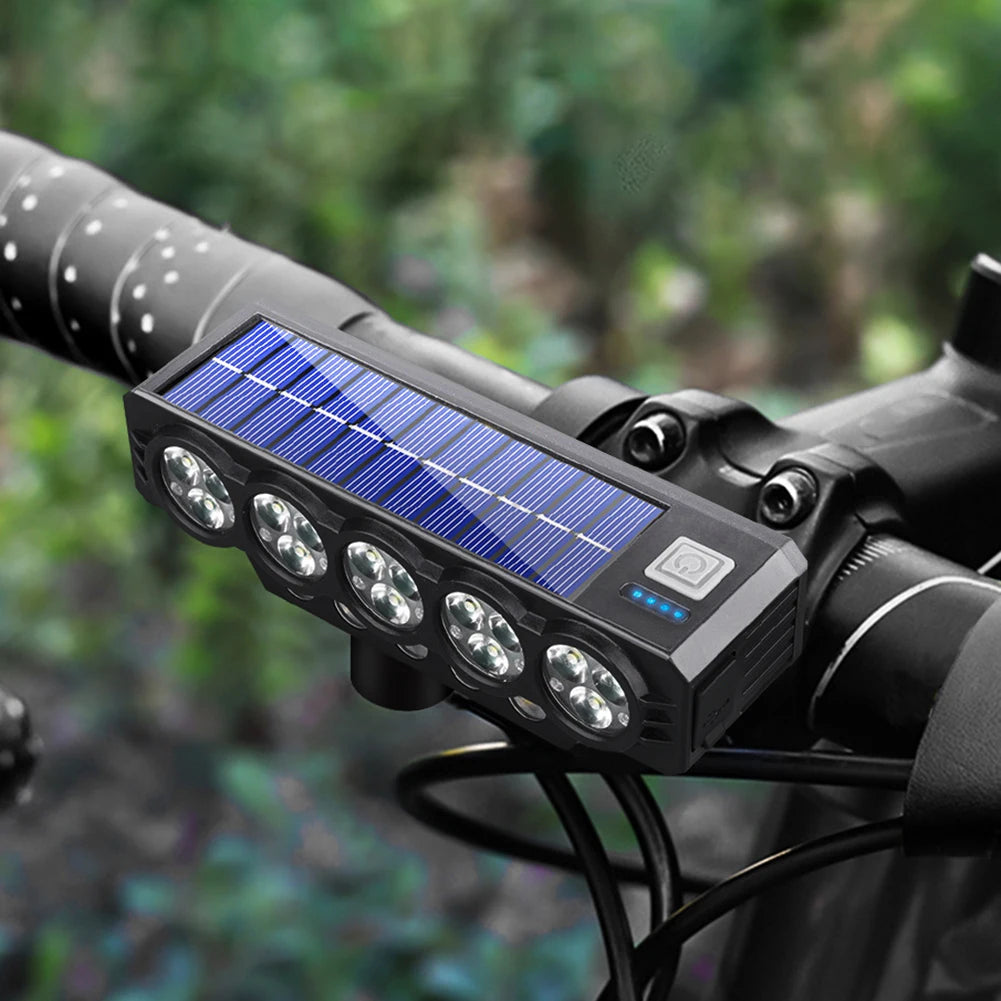 20LED Solar Bicycle Horn 
Light Power Display 
Cycling Safety                   Front Lamp 4000mAh High Brightness