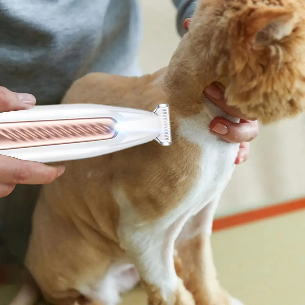 Portable Dog Paw Trimmer with Led Light Rechargeable Cordless Nail Grinder 
Shaver for Cats dogs Other Pets Nail Grooming Tools