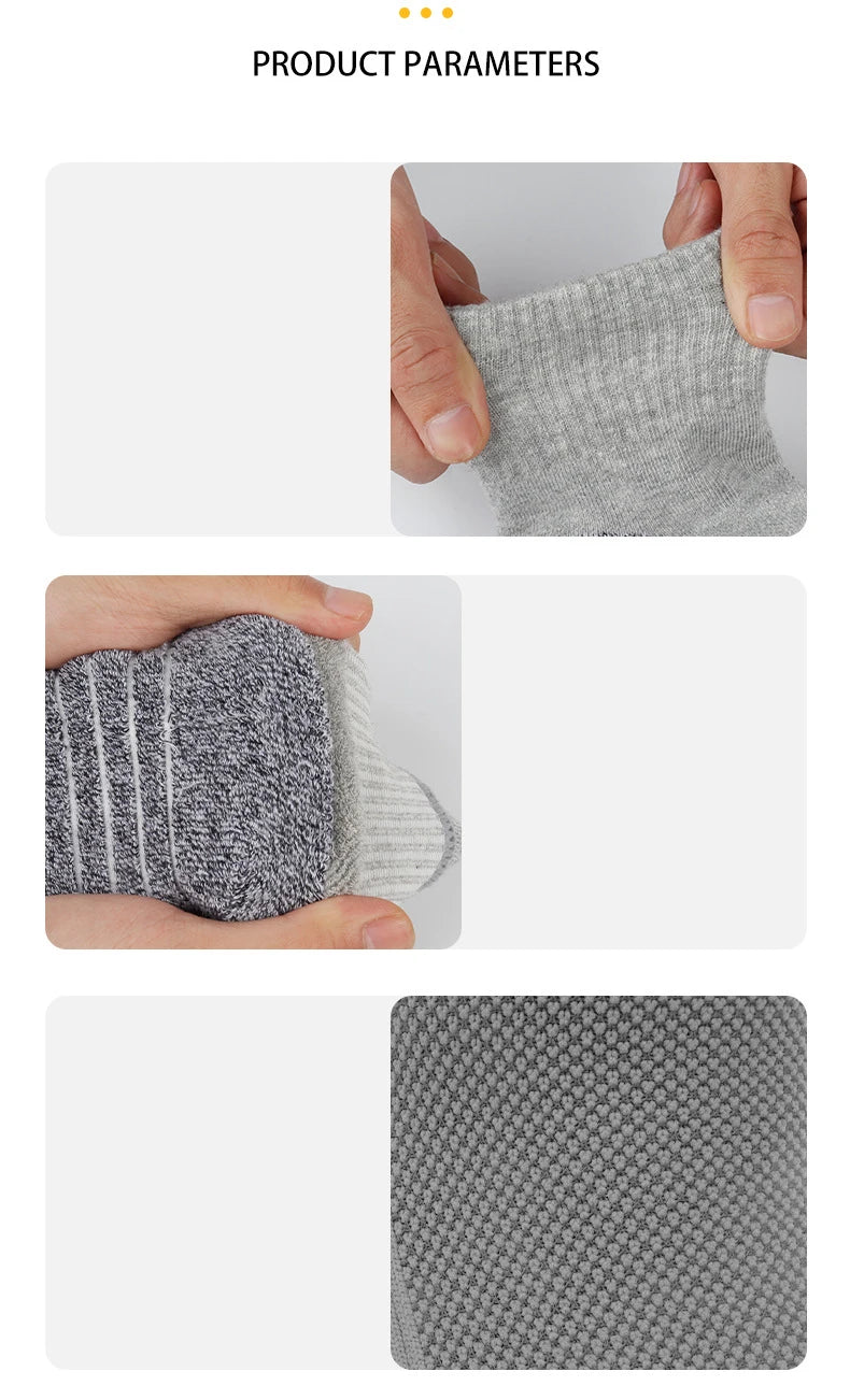6 pairs Outdoor sports socks 
Thickened towel bottomed hiking 
 Sweat-absorbing short tube sports running Men / women