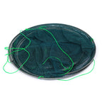 Portable Foldable Fish Net 
Folded  Mesh.   Baits Trap Cast,  Crab , Shrimp , Cage