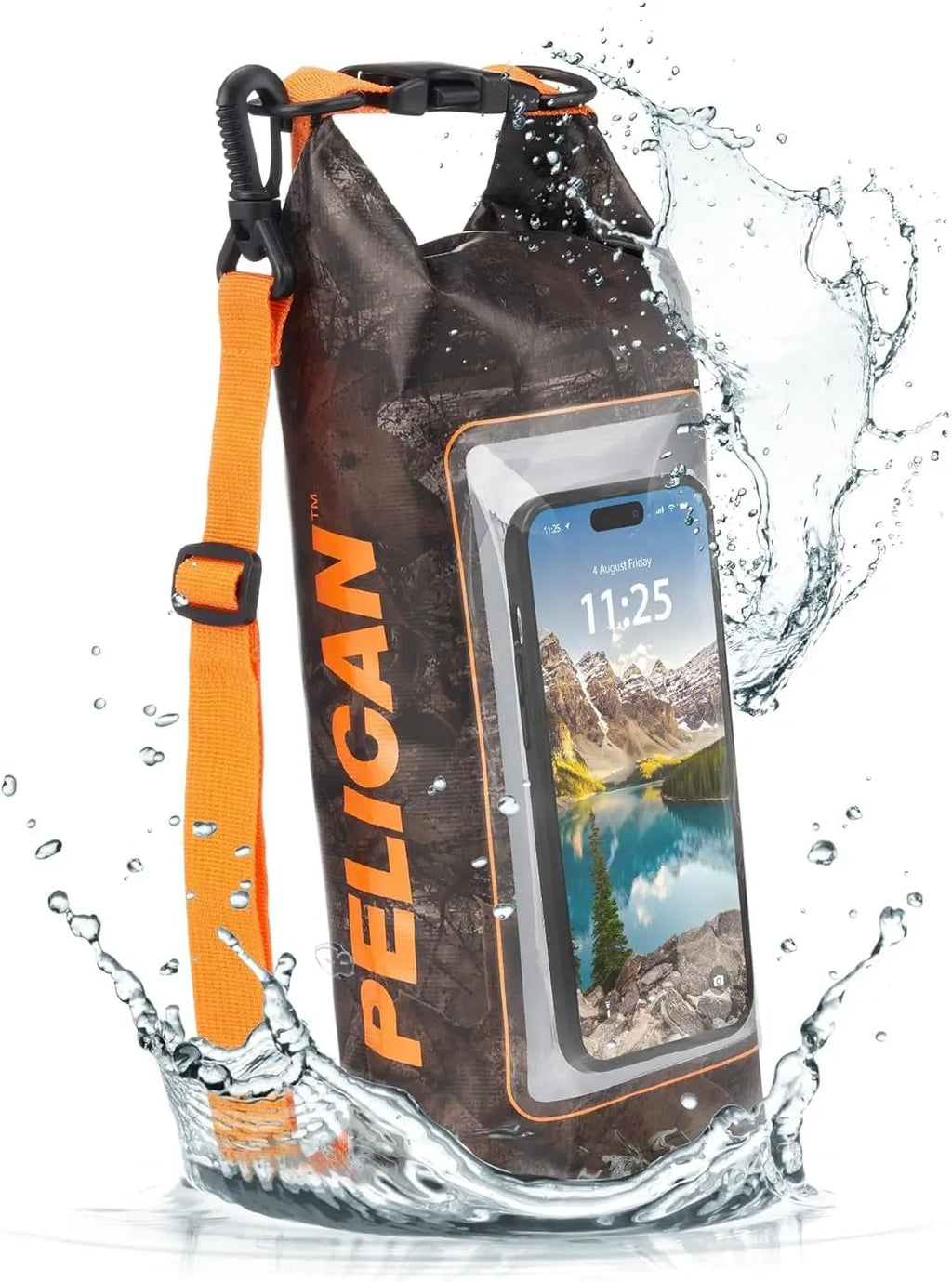 Marine IP68 Waterproof Dry Bag 2L -
Roll Top  w/Phone Pouch 
 Kayak, Camping, Beach & Travel Essentials