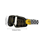 Goggles Dirtbike Retro Windproof Riding Goggles Motorcycle Riding Glasses Goggles Dustproof Windproof Sunglasses For Outdoor