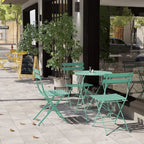 Grand patio 3-Piece Steel Foldable Bistro Set .  2 Chairs and 1 Table .  
Weather-Resistant Outdoor/Indoor for  Conversation