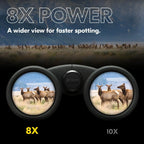 High-Performance 8x42
Waterproof Binoculars with Wide View &  for Outdoor Activities