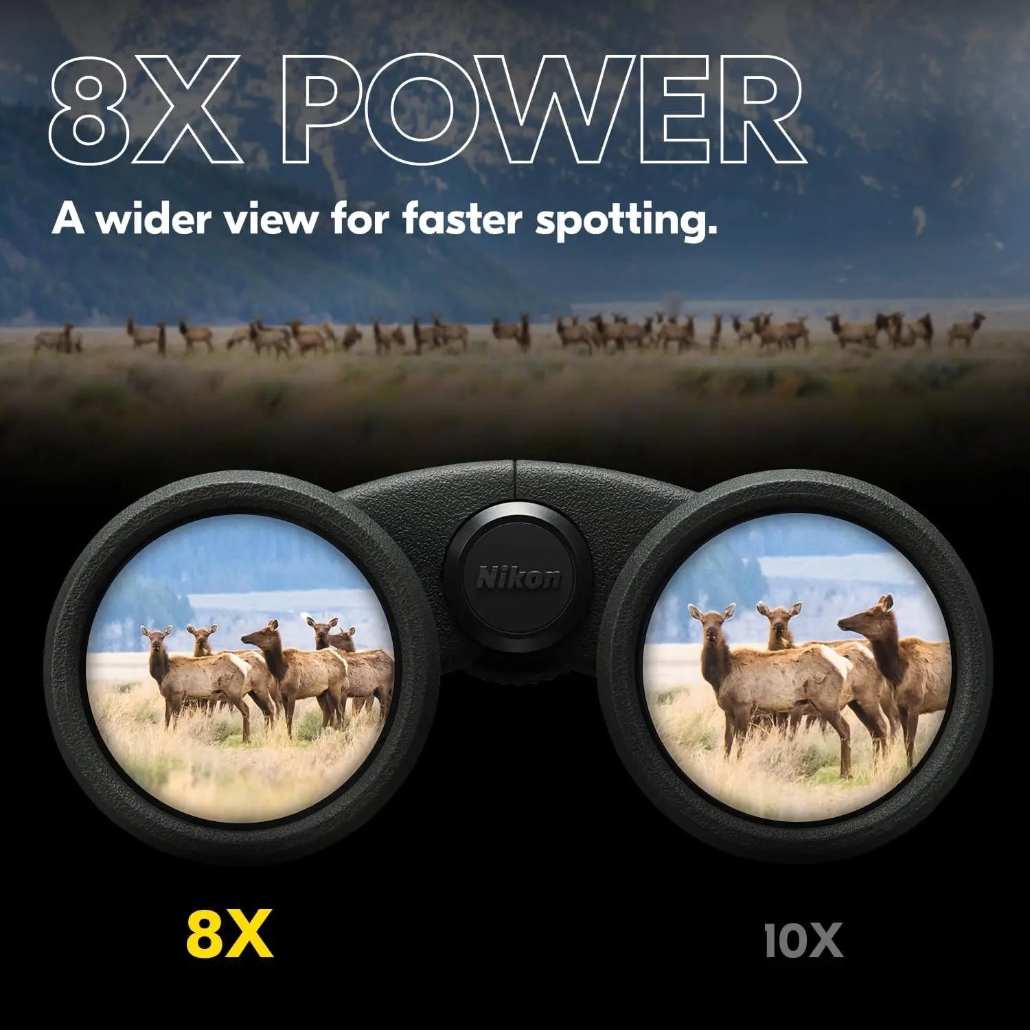 High-Performance 8x42
Waterproof Binoculars with Wide View &  for Outdoor Activities