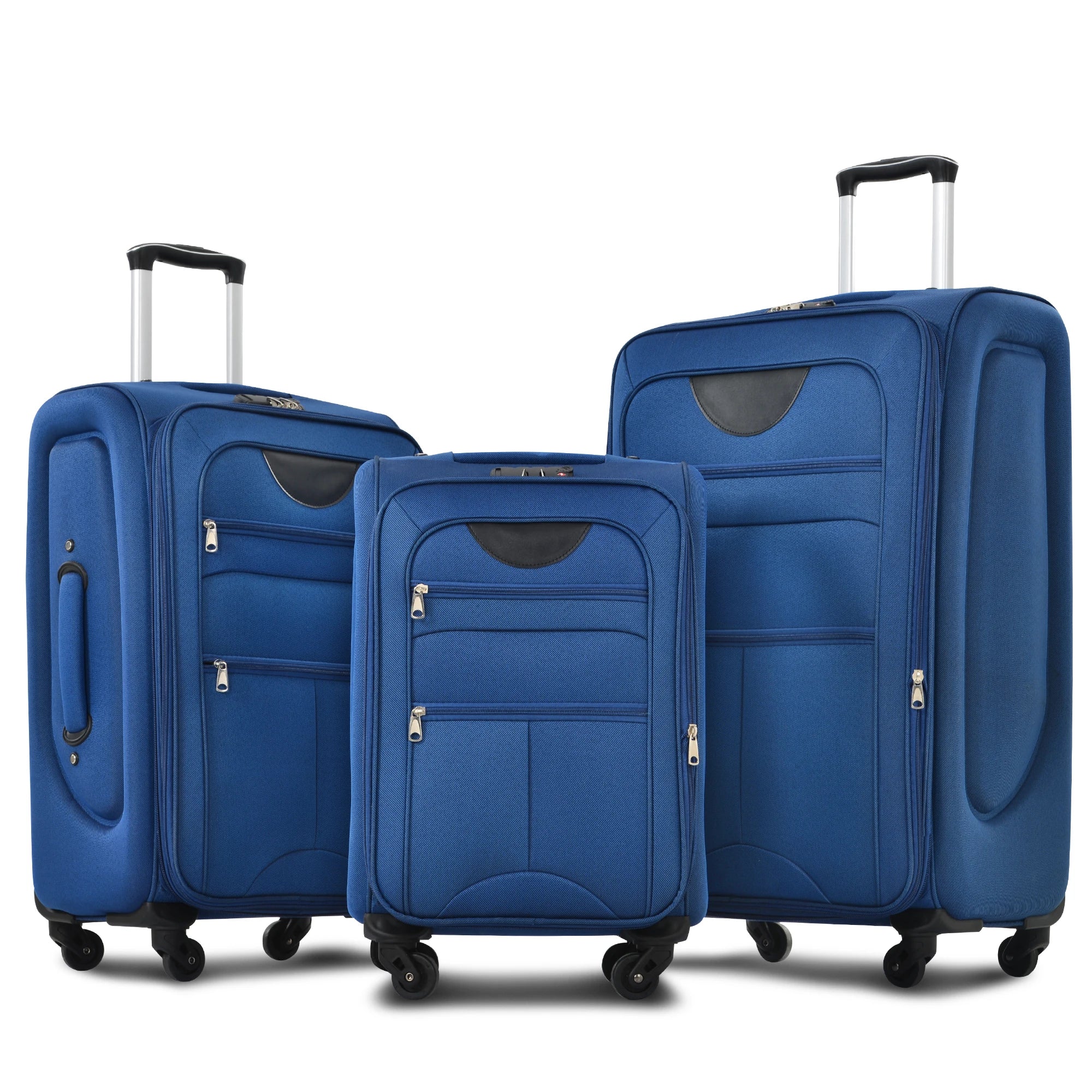 Softside Luggage,  Expandable,  3 Piece Set, Suitcase ..  
Upright Spinner Softshell Lightweight for Travel
