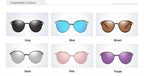 CLLOIO Fashion Polarized Sunglasses Women Cat Eye Driving Shades Luxury Classic Round Ladies Sun Glasses Lunette De Soleil Femme