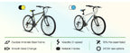 Hiland 24 26 inch Mountain Bike for Men Women, 21 Speeds 
High-Carbon Steel Frame, Sport Cycling MTB Bicycle for Adult