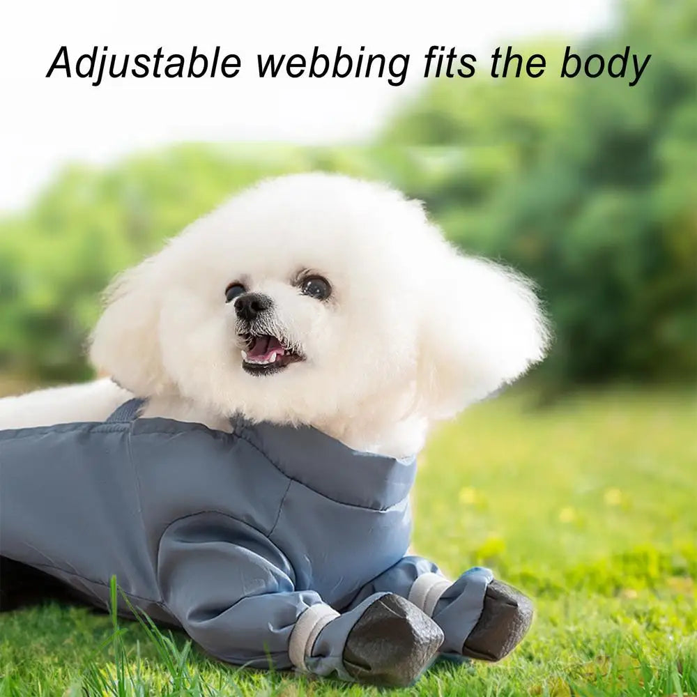 Waterproof Dog Boots With Suspenders
Adjustable Anti-Fall Pet Boots 
Dirty-Proof Pet Shoes For French Bulldog Poodle