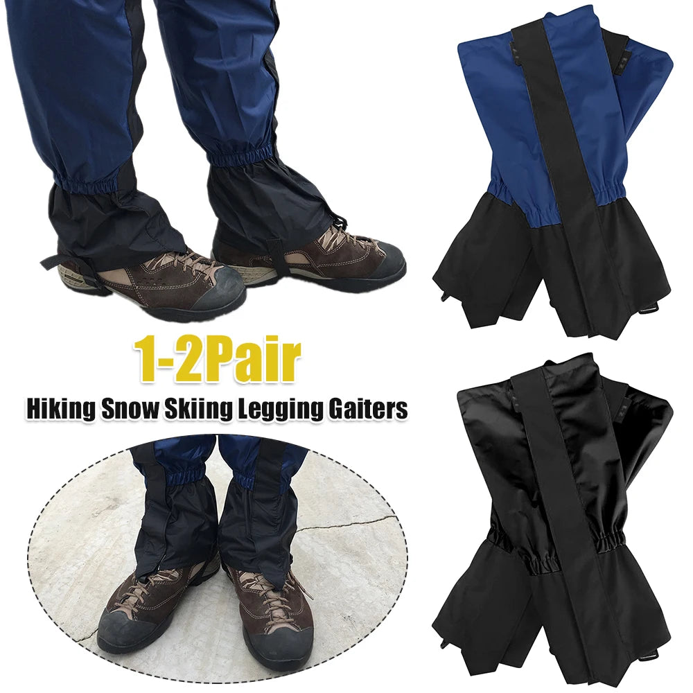 Climbing ,Snow, Skiing ,  Waterproof Leg Protection Guard 
Hiking ,Walking, Sandproof ,Legging Gaiters Foot Cover