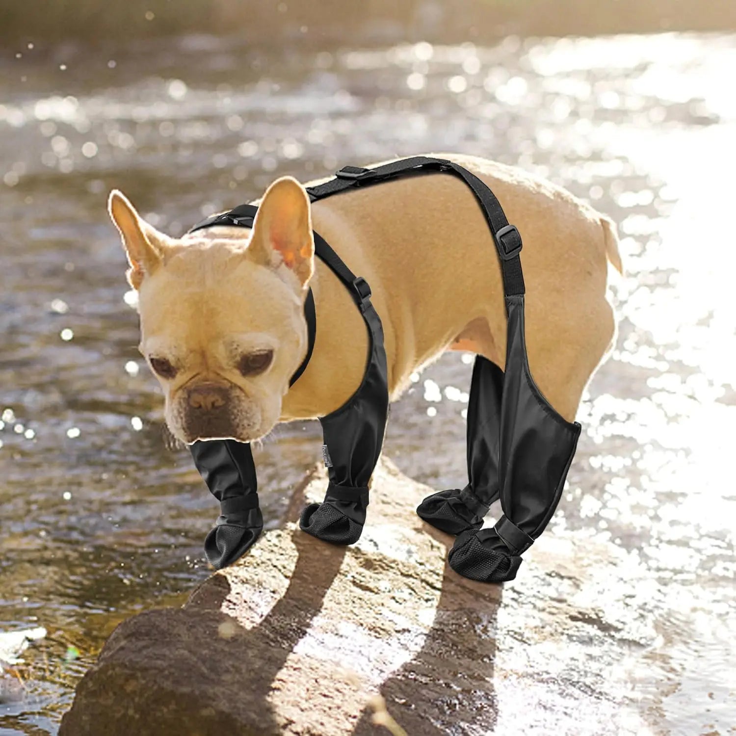 Outdoor Walking Dog Boot Leggings for Small Medium Large Dogs 

Suspender Boots Waterproof Snowy Dog Paw Protects Boot Covers