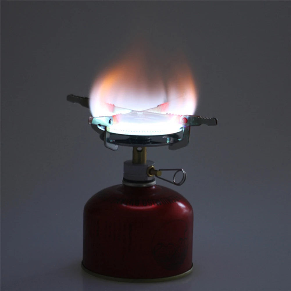 Portable Outdoor Camping Gas Stove 
with Adjustable Flame
 Small Lightweight Stove with Storage Bag for Hiking and Climbing