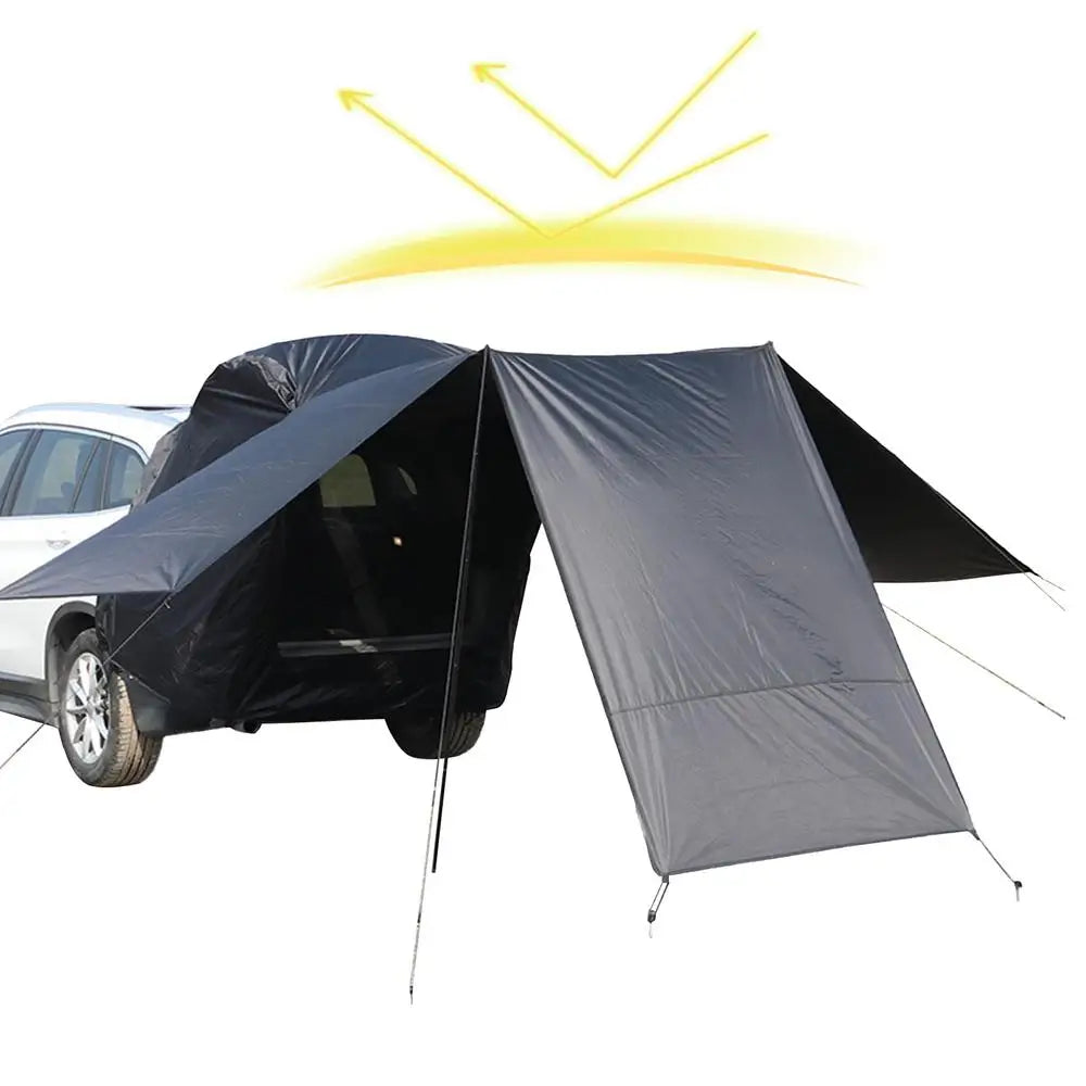 Portable Camping SUV Trunk Tent Car 
Rear Door Tent SUV 3 Sided
 Extended Shade Outside Shelter For  Camping