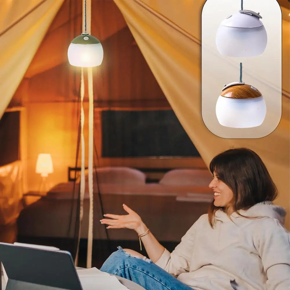 Camping Tent Light With Hook   
4 Mode Adjustable LED Light
Portable,  Outdoor Lantern  Rechargeable Lantern for Fishing ,Camping and more....