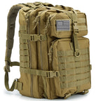 45L Man Tactical Backpacks Traveling  Outdoor 3P School Pack EDC Molle Pack