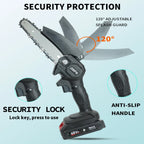 Brushless Rechargeable Lithium electric saw, outdoor -- wireless ,
small saw  logging single hand saw, pruning