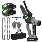 6-Inch Mini Chainsaw Powerful 
Cordless ---Rechargeable,,    Handheld Small Electric Saw 
Pruning Garden Tool ,  Tree Wood Cutting Power Tool