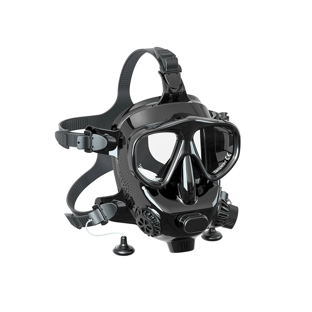 SMACO Full Face Scuba Diving Mask for Adults, Anti Fog Snorkeling Mask, Swimming Goggles, Snorkeling Gear, Freediving Snorkel