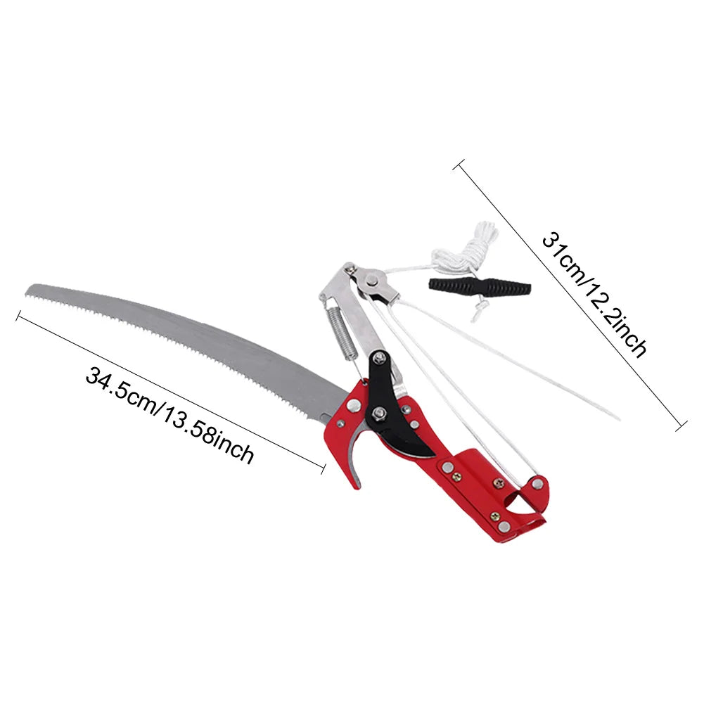 High Altitude Three Pulley Pruning Scissors 
Harvester Clipper--- Branches Cutter--- Garden Shears Saw for Plant Twig Vine