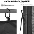 Mosquito Net for Gazebo Outdoor Canopy 
Insect Netting with Zipper on  Curtain for Garden Patio mesh