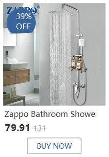 ZAPPO Shower Panel Tower System with LED Rainfall Waterfall Head
Full Body Jets ,Handheld Shower Column w/Tub Spout