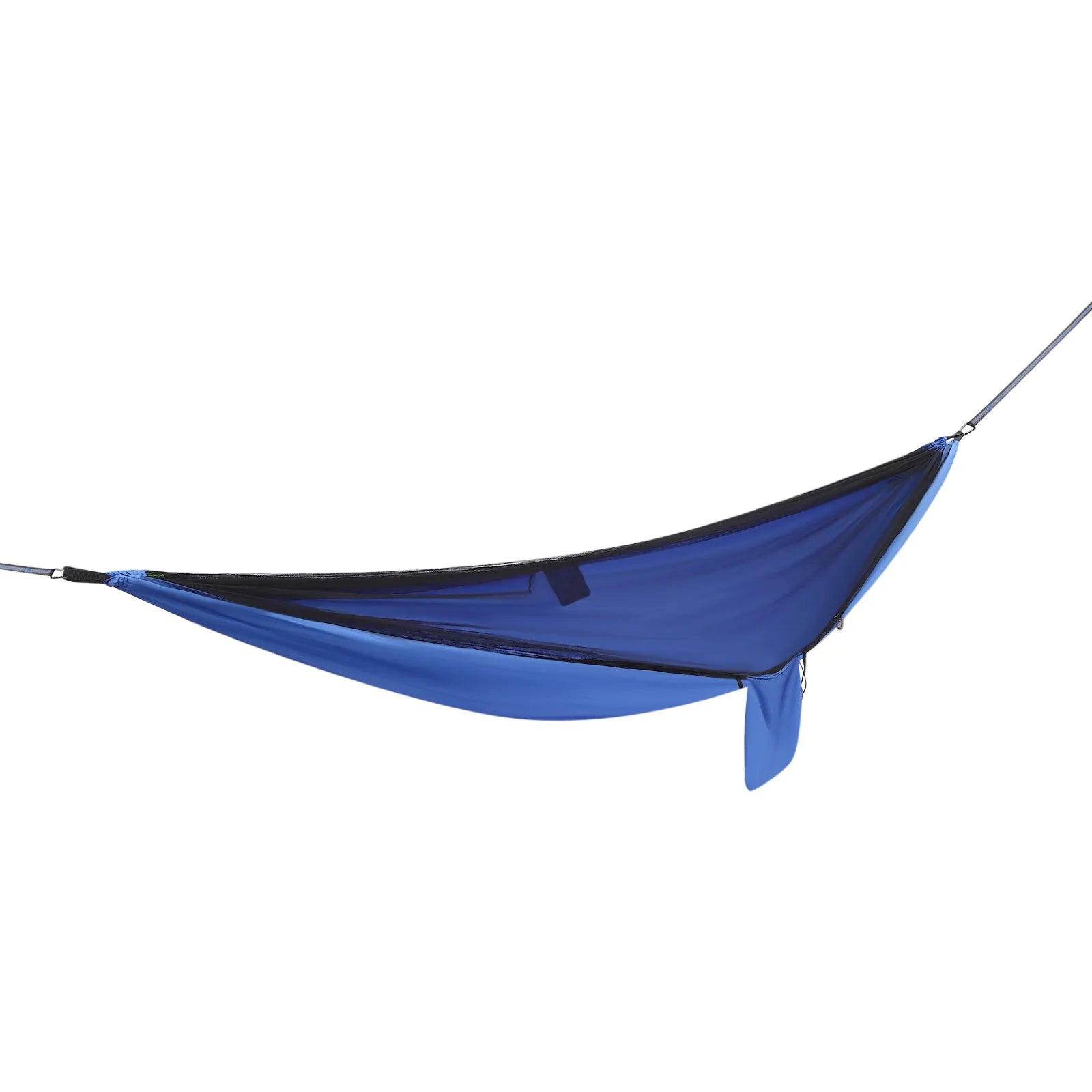 Blue Camping Hammock w/h Rain Fly Tarp Mosquito Net Tent Hammock for Backpacking and Travel
