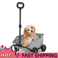 Stroller for Traveling , 4 Wheels,  
Dog Cat Teddy Cart
, Lightweight Folding Trolley for Travelling Shopping Walking
